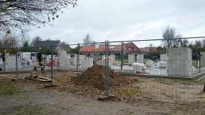 Bau und Einweihung der Aula Grundschule Langballig